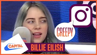 Billie Eilish Talks Creepy Insta Comments 😏 | FULL INTERVIEW