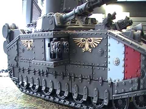 Imperial Guard Hellhammer rolling up to the field!