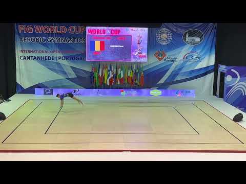World Cup Aerobic Gymnastics Cantanhede 2022 IM Romania GAVRILOVICI David