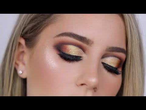 Video Thumbnail: The Dark Side Palette - Gold Cut Crease Tutorial | MRS BELLA