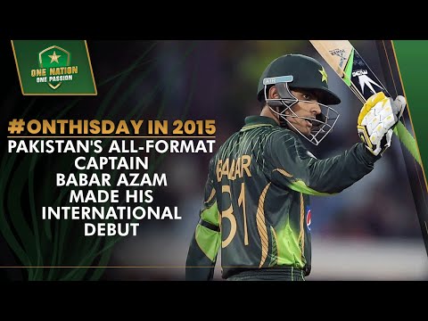 Fifty on Debut! Babar Azam's First International Match ✨ | Pakistan vs Zimbabwe, 2015 | PCB | MA2L