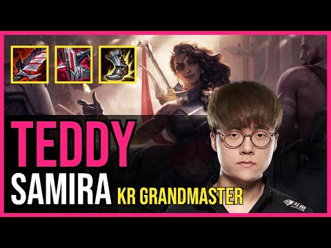 Teddy - SAMIRA vs. CAITLYN ADC | KR Grandmaster