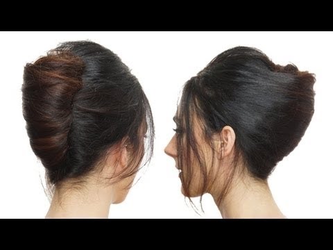 Peinado Chignon Frances - French Updo short to medium Hair