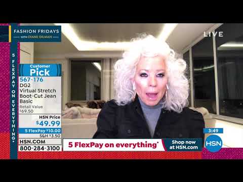 DG2 by Diane Gilman Virtual Stretch BootCut Jean  Basic