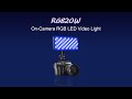 GVM RGB20W On-Camera RGB LED Video Light with Bluetooth APP Control