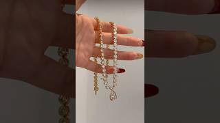 Diamond necklace, versatile atmosphere #diamond #jewelry #necklace #diamondnpearl #pearlflower