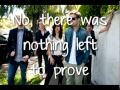 The Summer Set - When We Were Young (Lyrics)