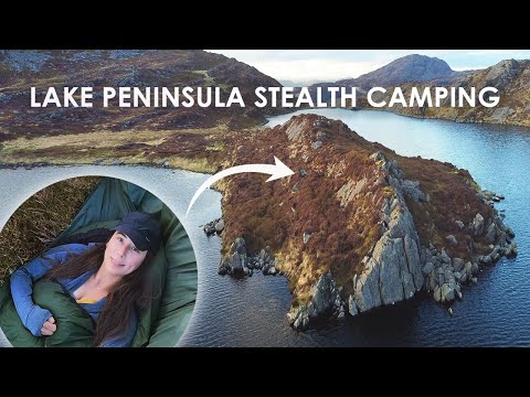 Solo Stealth Camping on a Lake Peninsula