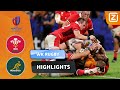 TWEEVOUDIG WERELDKAMPIOEN VAN HET VELD GEVEEGD?? | Wales vs Australië | WK Rugby 2023 | Samenvatting