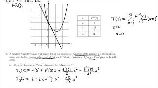 TUTOR WALKTHROUGH of the HARDEST QUESTION on the 2019 AP Calculus BC FREE RESPONSE Section!