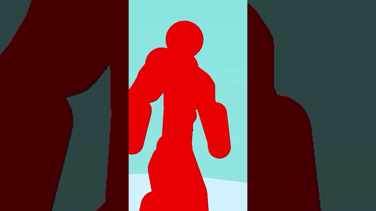 Red VS Yellow Pt2 - Stick Nodes Fight Animation (dbz style) #shorts (check desc)