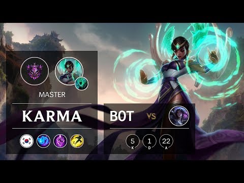 Karma Bot vs Kai'Sa - KR Master Patch 9.18