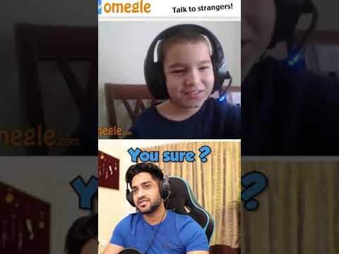 Thugesh Pranks A Cute Kid On Omegle!! 🤣🤣🤣🔥 #shorts #ytshorts