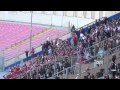 Valletta fans celebrating Goal against Hibs