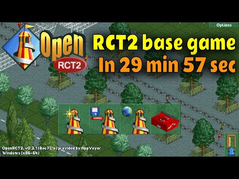 RCT2 base game in 29m 57s (World record) - OpenRCT2 speedrun