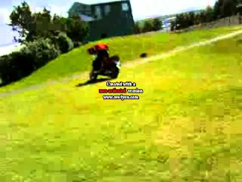 scooter jumping in iceland crash