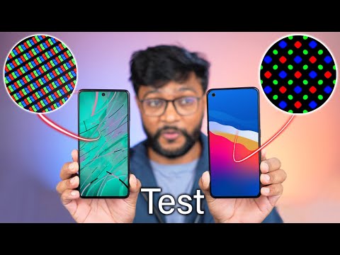 Amoled vs IPS LCD Display Working -  Live Check !