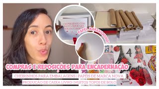 REPLACING BINDING MATERIALS | I bought new brand papers | book box assembly | endpapers