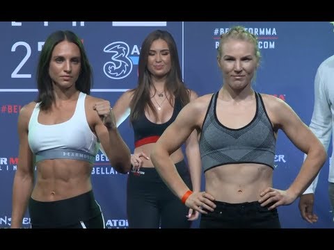 Camila Rivarola vs. Danni Neilan - Weigh-in Face-Off - (Bellator 227: Henderson vs. Jury) - /r/WMMA