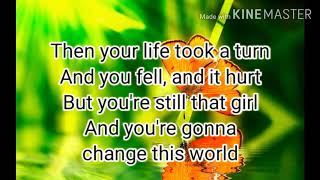 STILL THAT GIRL - Britt Nicole (with lyrics)