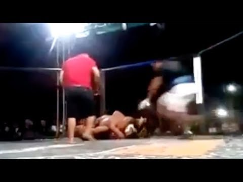 MMA Fighter's Cornerman ATTACKS Opponent After Referee Refuses to Stop Fight