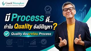 มี Process ดี ทำไม Quality ยังมีปัญหา Quality Begins Before the Process หลักสูตรจิตสำนึกคุณภาพ Quality Mindset