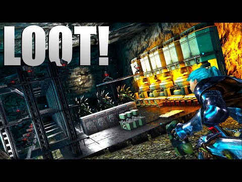 RAIDING OUR NEIGHBOURS PEARL CAVE! - ARK MTS OLD SCHOOL - ARK Survival Evolved