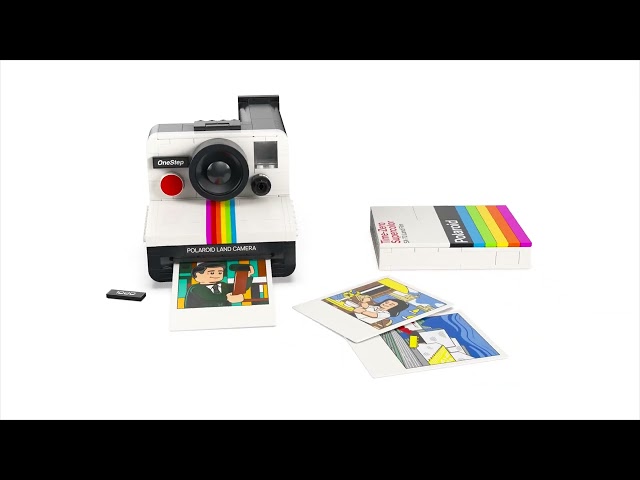 Vídeo relacionado con LEGO Ideas Cámara Polaroid OneStep SX-70, Regalo Vintage para Hombres, Mujeres y Fotógrafos, Kit de Manualidades y Maqueta para Adultos Coleccionistas, Actividad de Construcción Creativa 21345