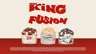 Burger King King Ahorro ahora con mini King Fusión por 1,50€ más anuncio