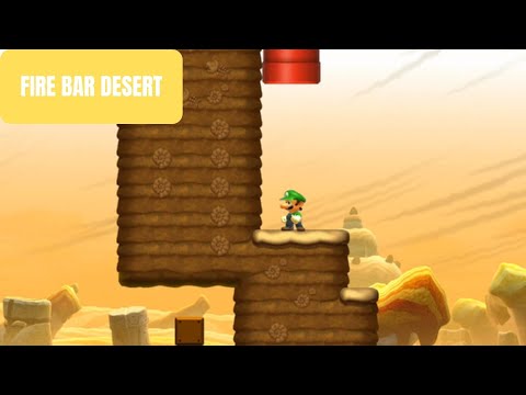 Super Mario Maker 2: Fire Bar Desert