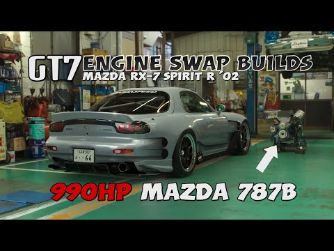 GT7 Engine Swap: Mazda RX-7 (FD) Spirit R ’02 with 787B Rotary | Update 1.63