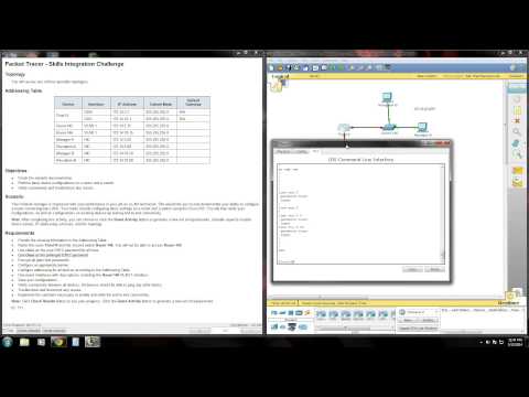 Packet Tracer Skills Integration Challenge 6.5.1.2 Part 1