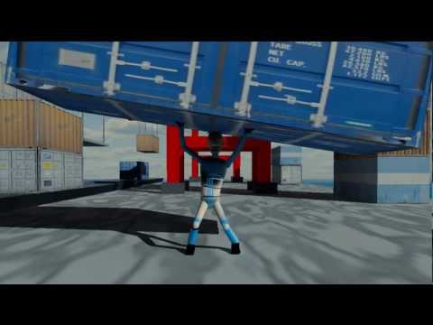 The Container Port 3D Animation Brunel Uni
