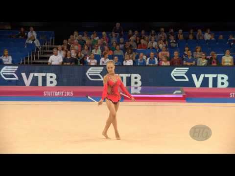 Josefine OLSSON (SWE) 2015 Rhythmic Worlds Stuttgart - Qualifications Clubs