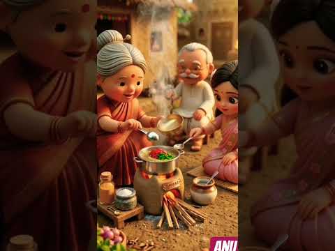 Miniature Dadi Teaches Bahu Sambar Recipe 🏡