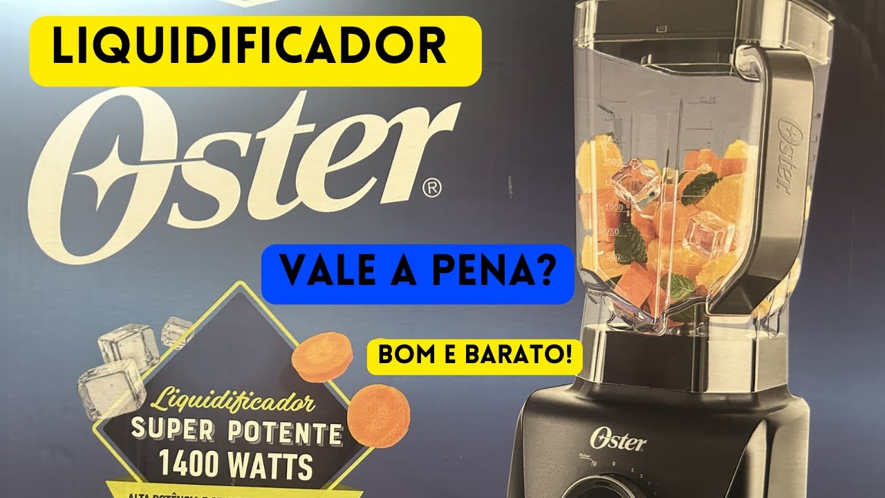 Unboxing e Review do LIQUIDIFICADOR OSTER OLIQ610 1400W | Bom e barato? | Vale a pena?