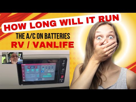 How long will the Roadtrek A/C run on Batteries????????
