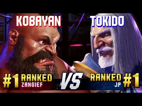 SF6 ▰ KOBAYAN (#1 Ranked Zangief) vs TOKIDO (#1 Ranked JP) ▰ High Level Gameplay