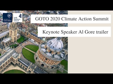 GOTO 2020 Climate Action Summit with keynote speaker Al Gore trailer