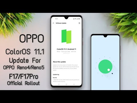 ColorOS 11.1 Update For Oppo Reno 5/Reno2f/Reno 10X Zoom/Oppo F15 | Oppo ColorOS 11.1  Rollout