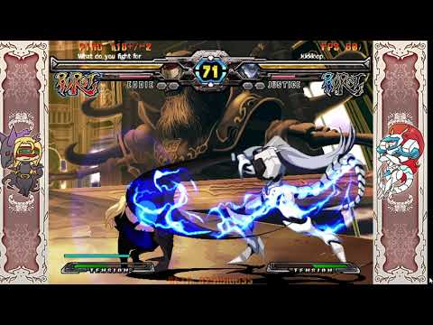 Guilty Gear XX Accent Core +R 10/29/20 RyuGoomba (Eddie) vs KickLoop (Justice) w/commentary 2
