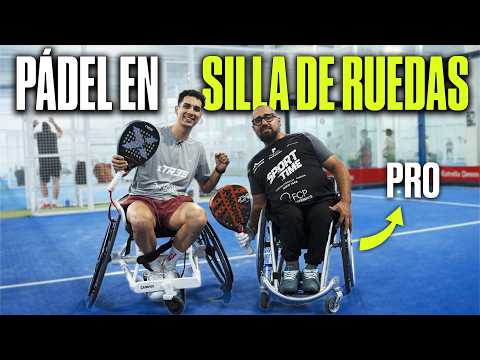 JUGANDO PÁDEL en SILLA DE RUEDAS contra un PRO