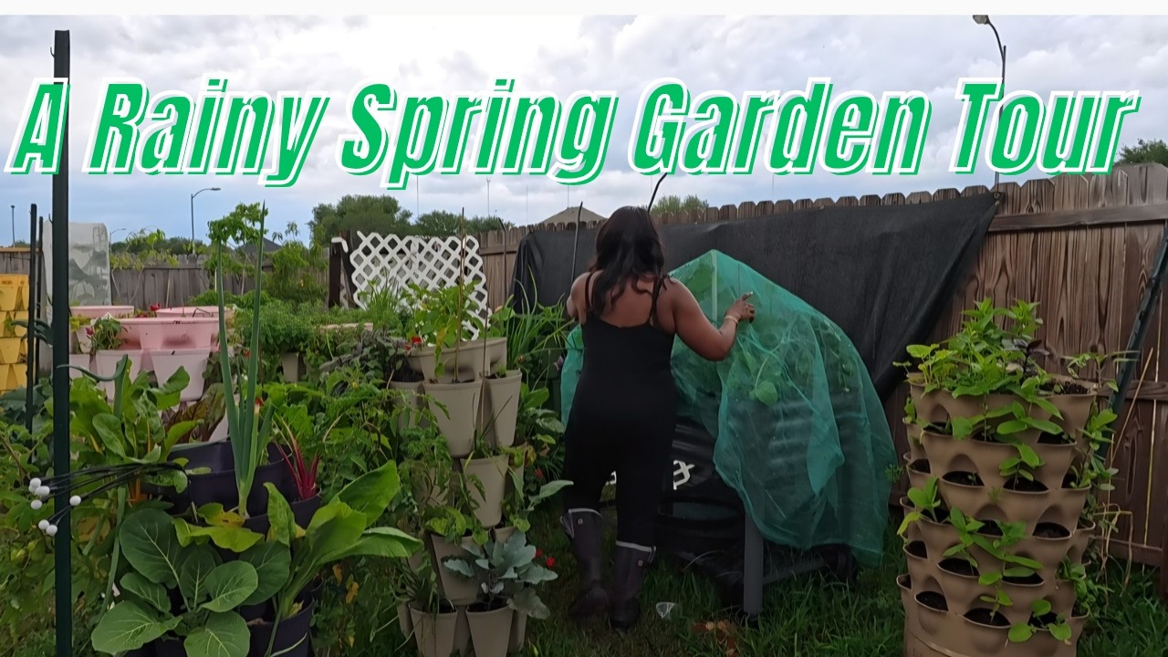 Looks What’s Growing In The Garden! Spring Garden Tour!