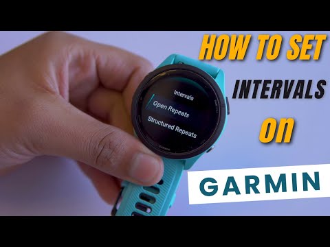 How to Set Interval Training on Garmin Watch (Forerunner, Venu, Connect & More)
