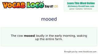 Video thumbnail for mooed