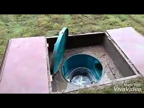 Blue frp rainwater filter, for industrial