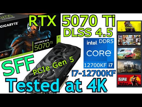 RTX 5070 Ti + i7-12700KF | DLSS 4.5 | DDR5 + PCIe Gen 5 | ReBar - On | 5 Games tested at 4K (2026)