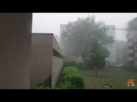 Starkregen - Wind & gewitter am 20.05.2022 , Livestream