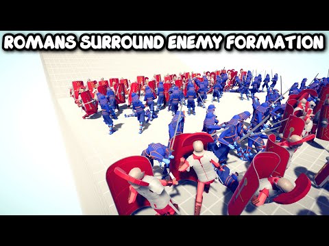 ROMANS SURROUND ENEMY FORMATION Vs EVERY UNITS - TABS - Totally Accurate Battle Simulator