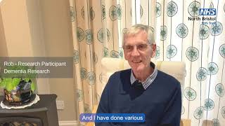 Rob's Story: Taking part in Dementia Research